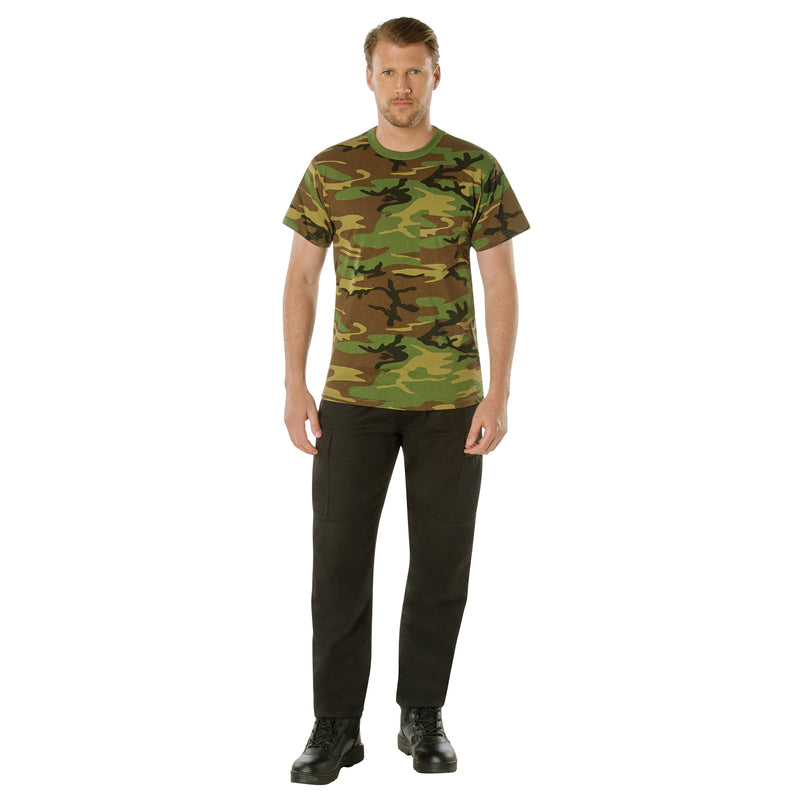 Rothco Woodland Camo T-Shirt w/ Pocket