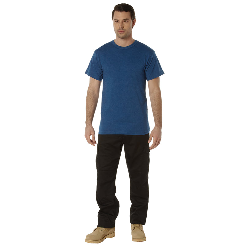 Rothco Solid Color Cotton / Polyester Blend Military T-Shirt