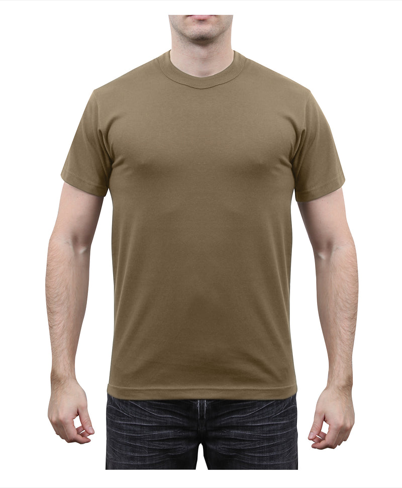 Rothco Solid Color Cotton / Polyester Blend Military T-Shirt