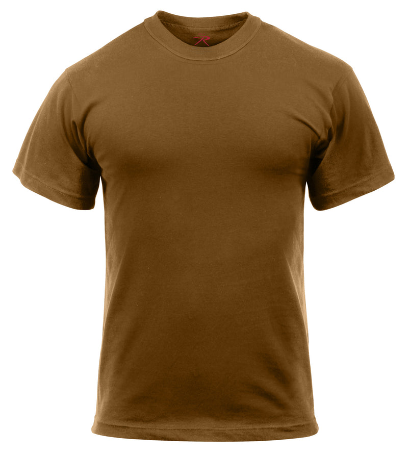 Rothco Solid Color Cotton / Polyester Blend Military T-Shirt