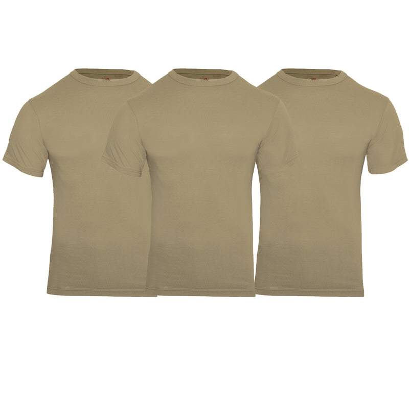 Rothco Solid Color Cotton / Polyester Blend Military T-Shirt