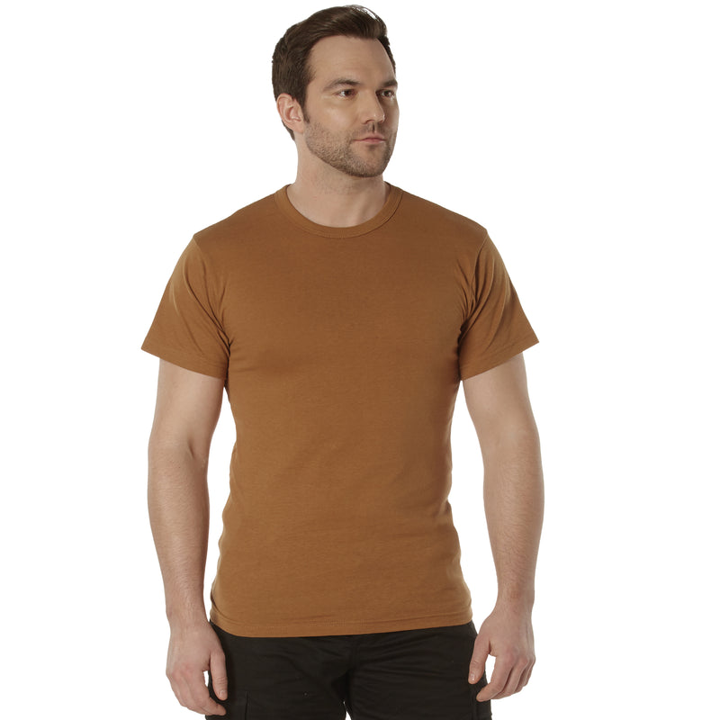 Rothco Solid Color Cotton / Polyester Blend Military T-Shirt