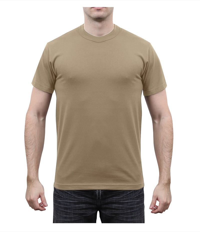 Rothco Solid Color Cotton / Polyester Blend Military T-Shirt