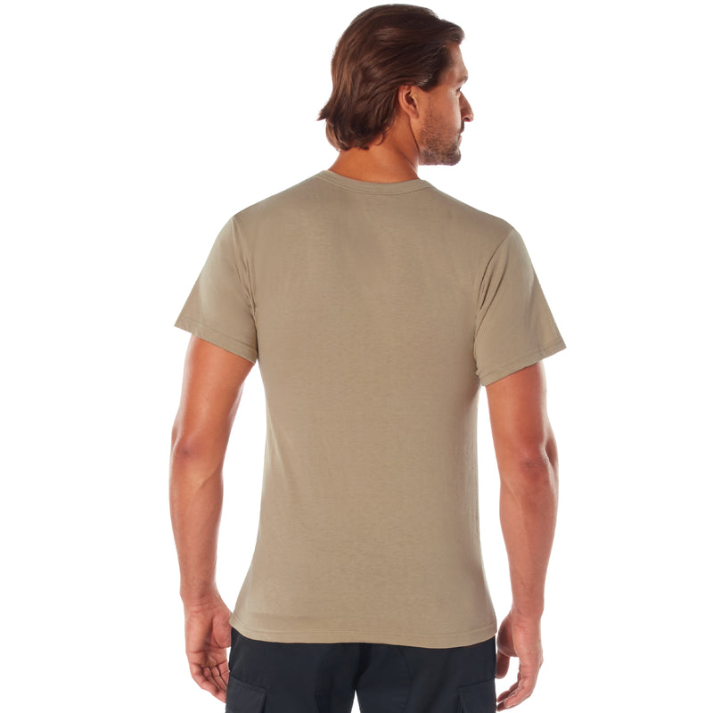 Rothco Solid Color Cotton / Polyester Blend Military T-Shirt