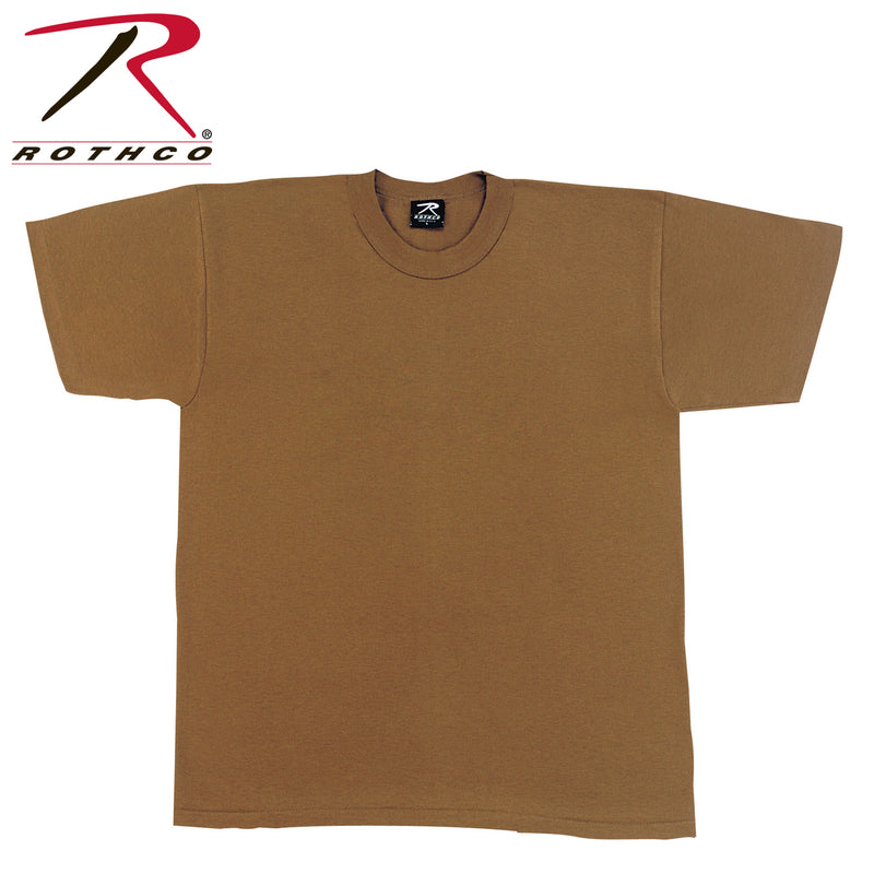 Rothco Solid Color Cotton / Polyester Blend Military T-Shirt