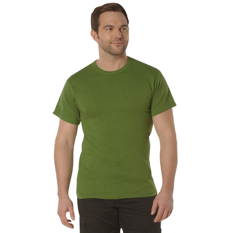 Rothco Solid Color Cotton / Polyester Blend Military T-Shirt