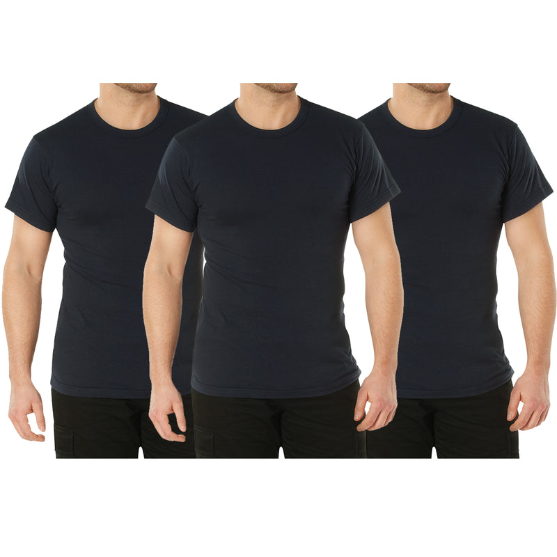 Rothco Solid Color Cotton / Polyester Blend Military T-Shirt