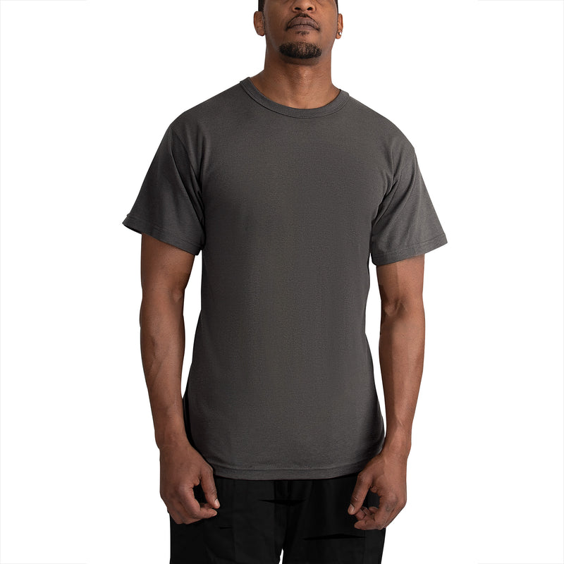 Rothco Solid Color Cotton / Polyester Blend Military T-Shirt