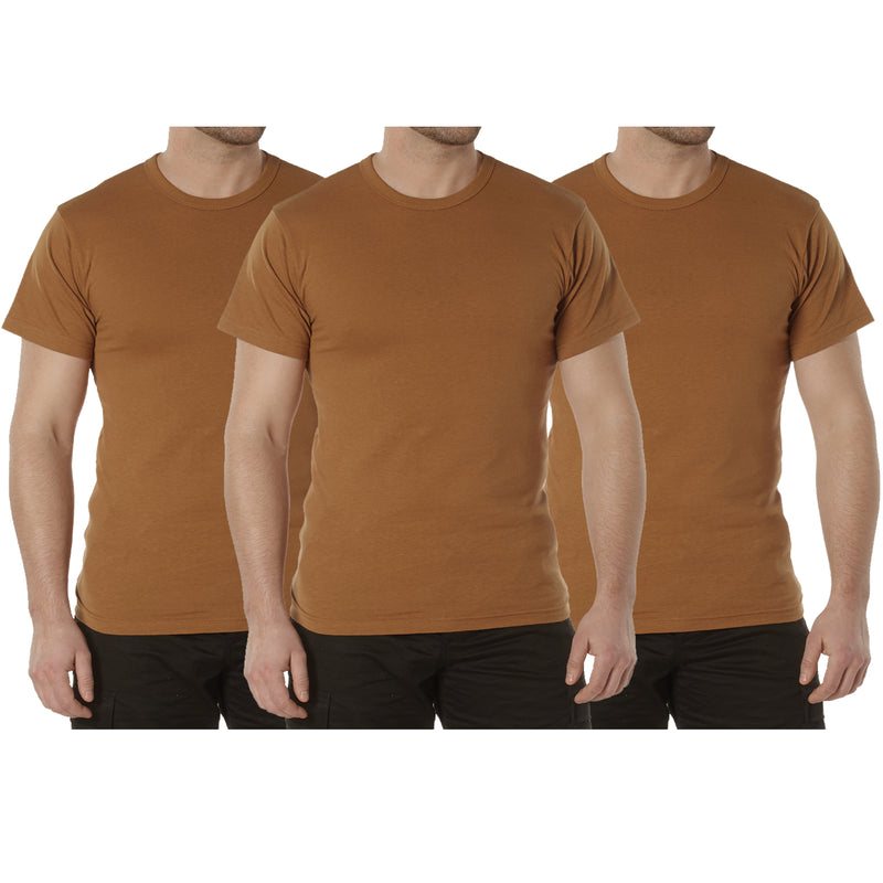 Rothco Solid Color Cotton / Polyester Blend Military T-Shirt