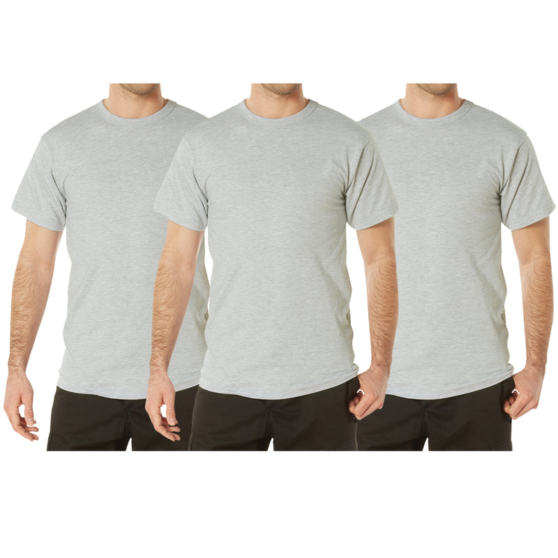 Rothco Solid Color Cotton / Polyester Blend Military T-Shirt