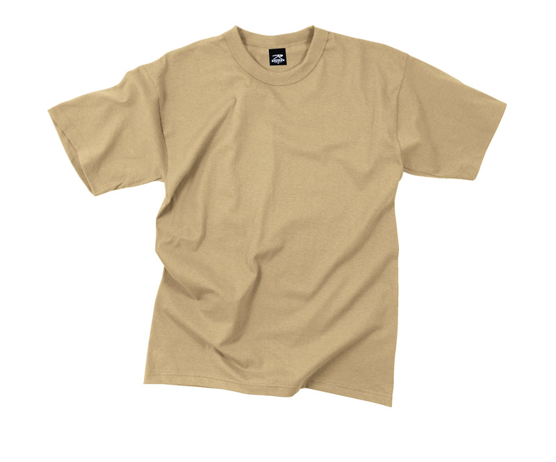 Rothco Solid Color Cotton / Polyester Blend Military T-Shirt