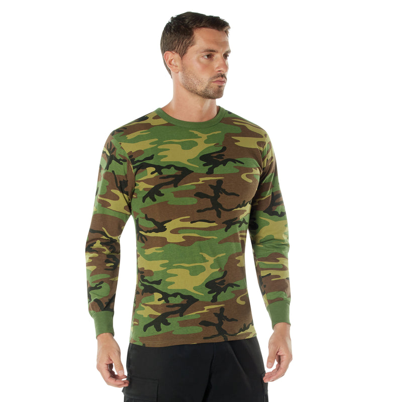 Rothco Long Sleeve Colored Camo T-Shirt