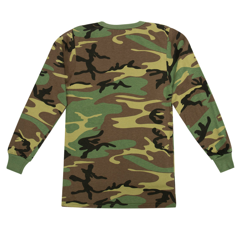 Rothco Kids Long Sleeve Camo T-shirt