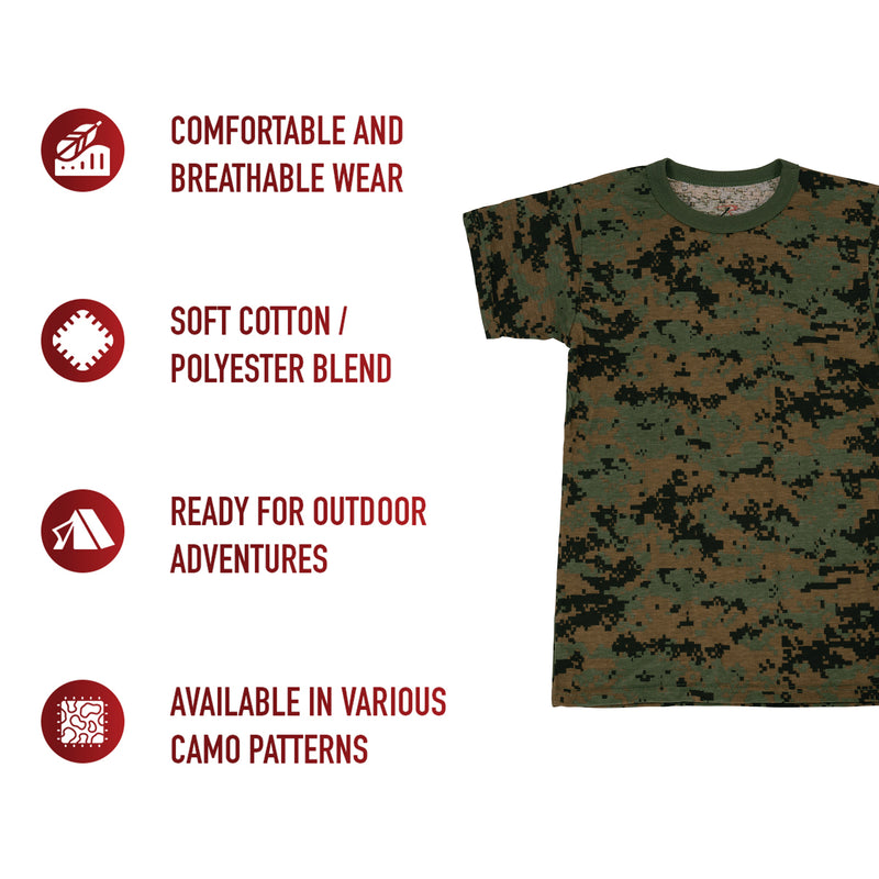 Rothco Kids Digital Camo T-Shirt