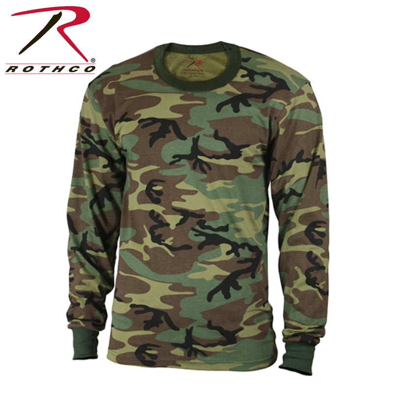 Rothco Kids Long Sleeve Camo T-shirt