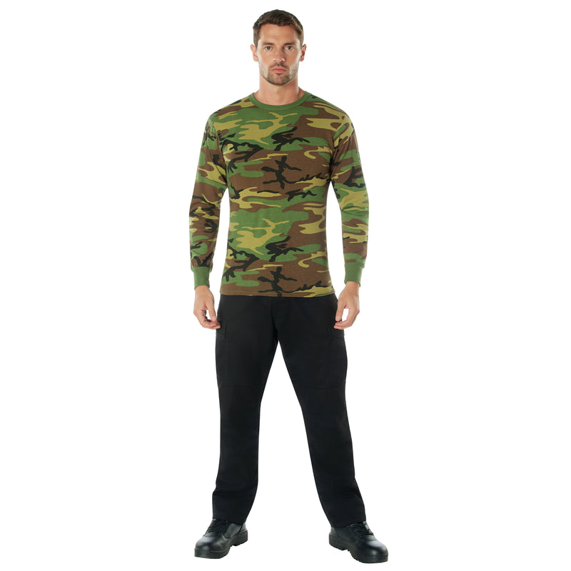 Rothco Long Sleeve Colored Camo T-Shirt