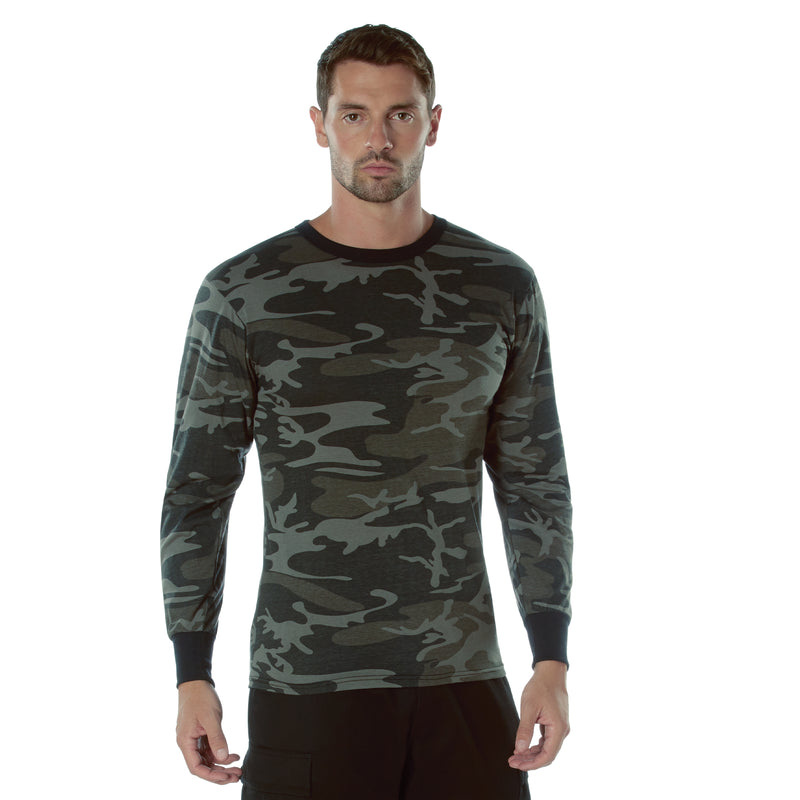 Rothco Long Sleeve Colored Camo T-Shirt