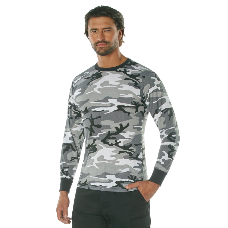 Rothco Long Sleeve Colored Camo T-Shirt