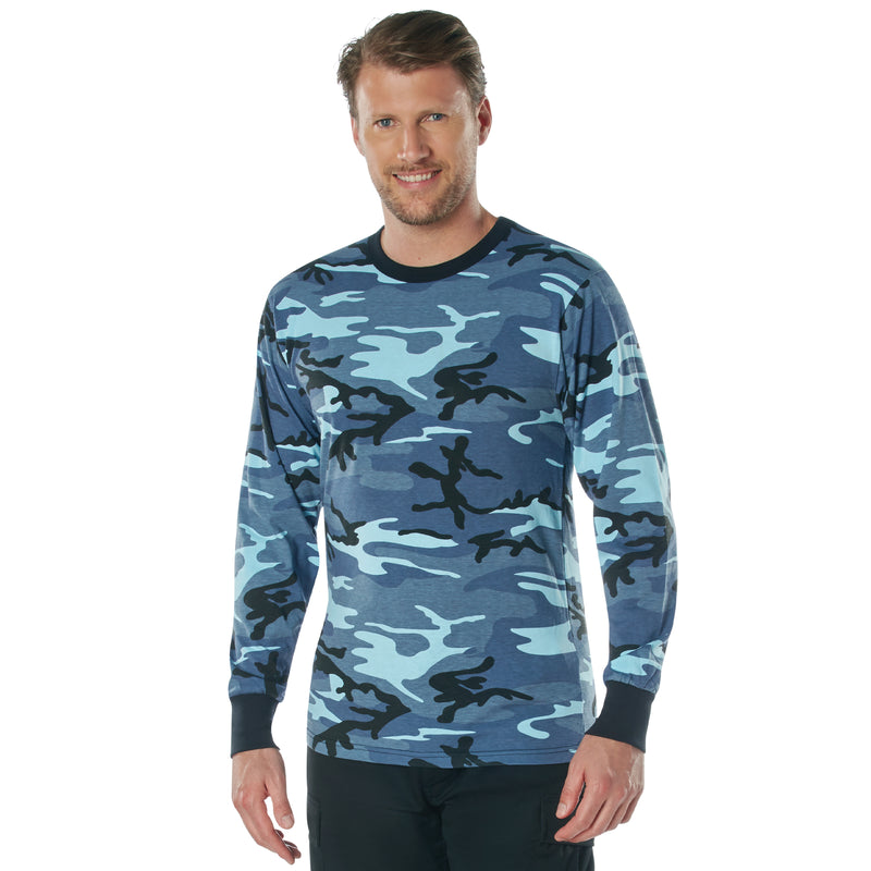 Rothco Long Sleeve Colored Camo T-Shirt