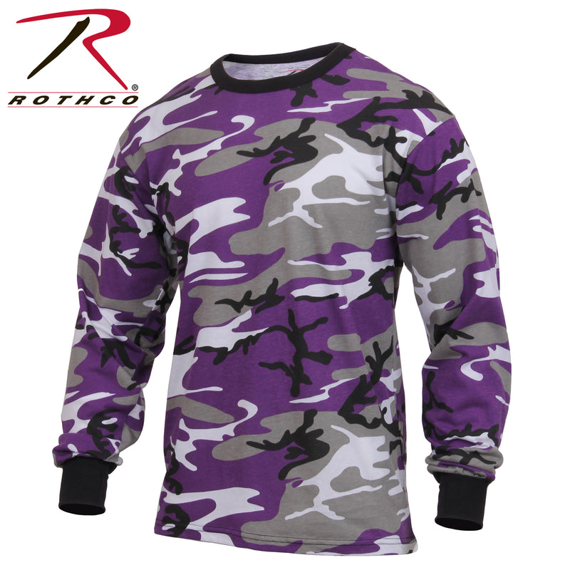 Rothco Long Sleeve Colored Camo T-Shirt