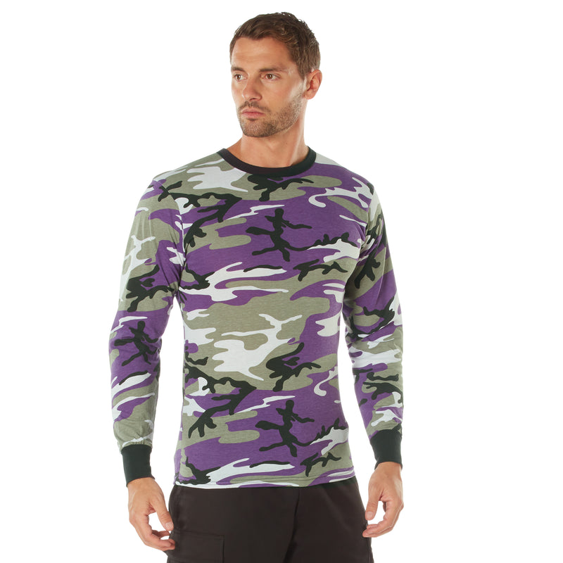 Rothco Long Sleeve Colored Camo T-Shirt