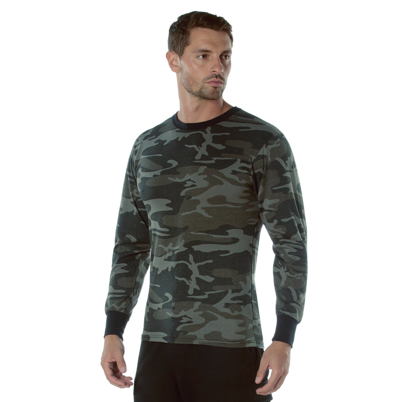 Rothco Long Sleeve Colored Camo T-Shirt