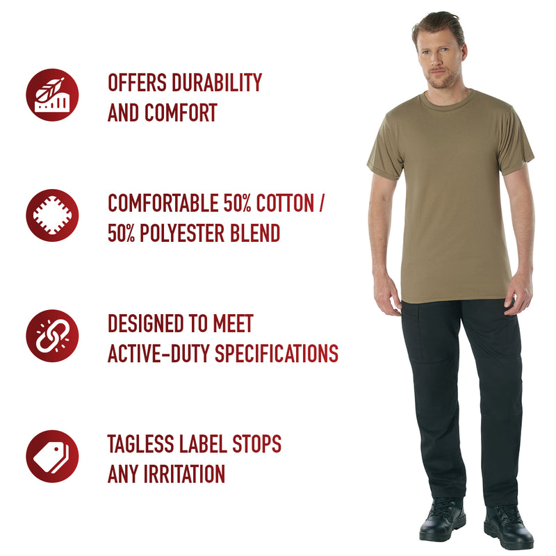 Rothco AR 670-1 Coyote Brown T-Shirt