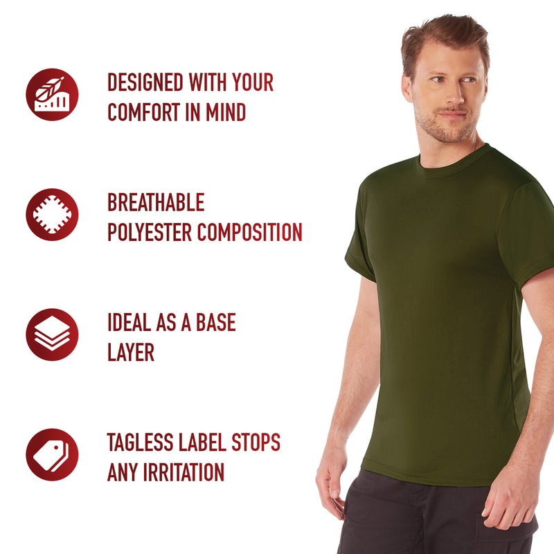 Rothco Quick Dry Moisture Wicking T-Shirt