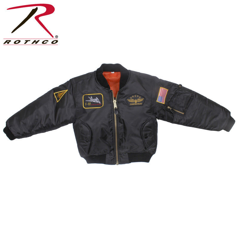 Rothco Kids Flight Jacket With Patches