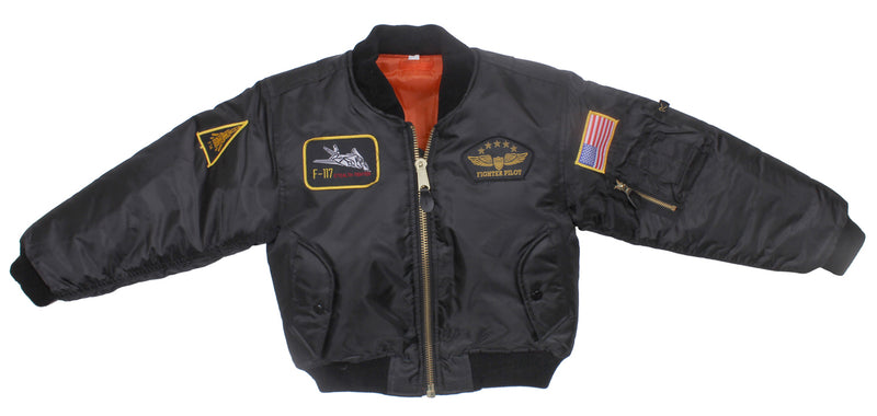 Rothco Kids Flight Jacket With Patches