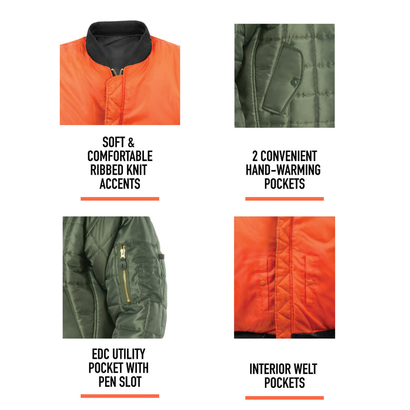 Rothco Quilted MA-1 Flight Jacket