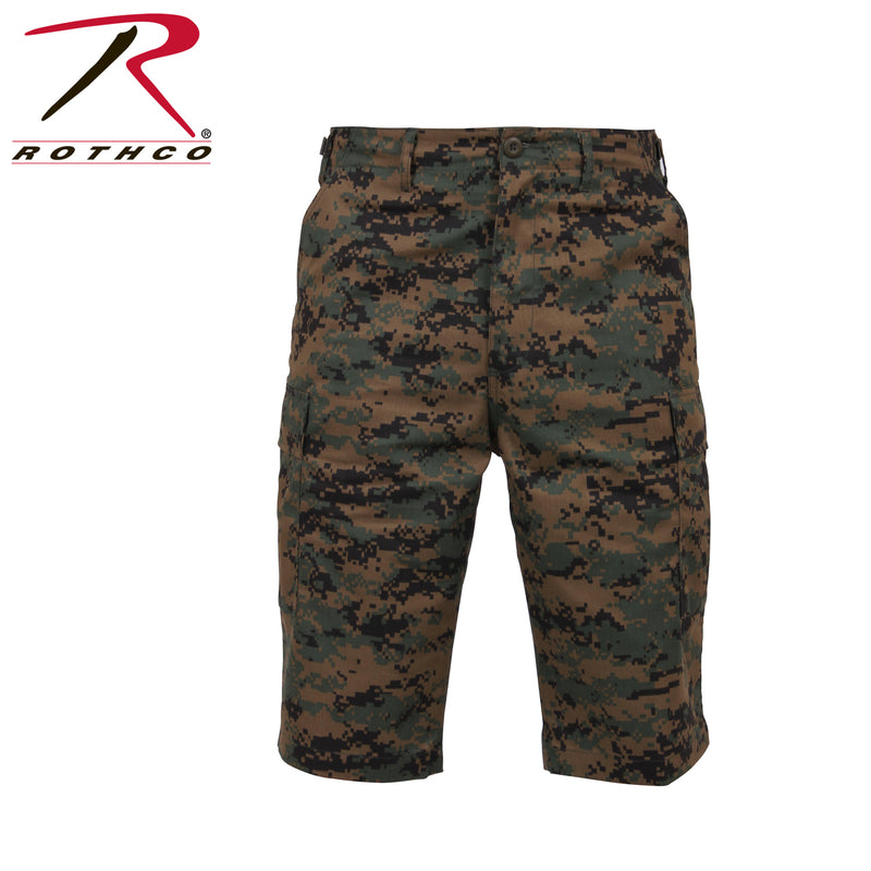 Rothco Long Length Camo BDU Shorts