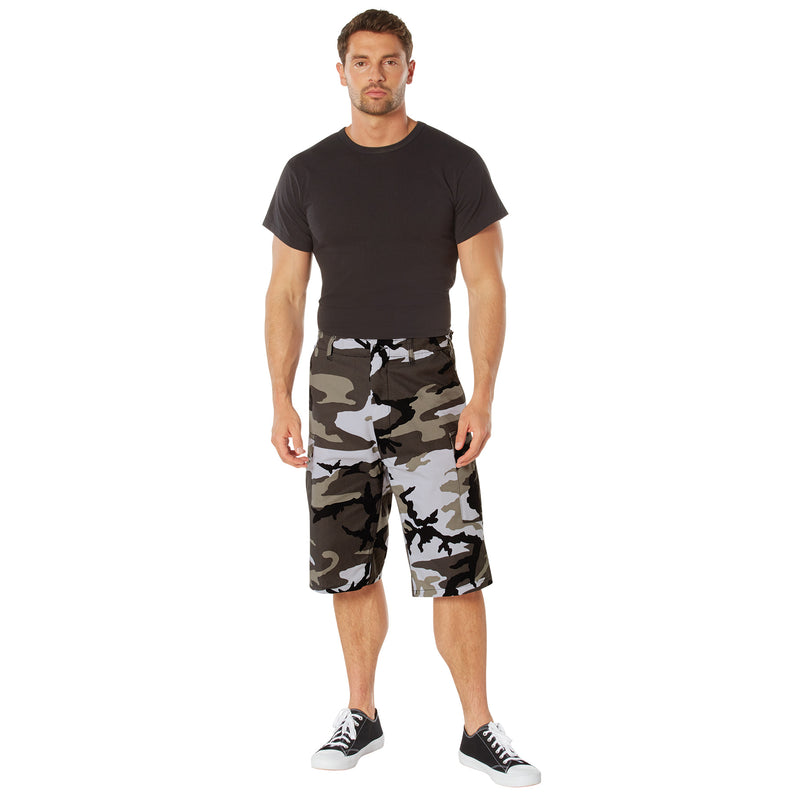 Rothco Long Length Camo BDU Shorts