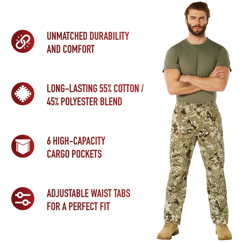 Rothco Camo Tactical BDU Pants