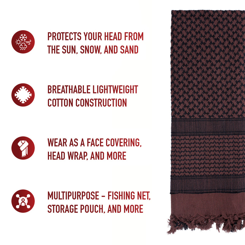 Rothco Shemagh Tactical Desert Keffiyeh Scarf