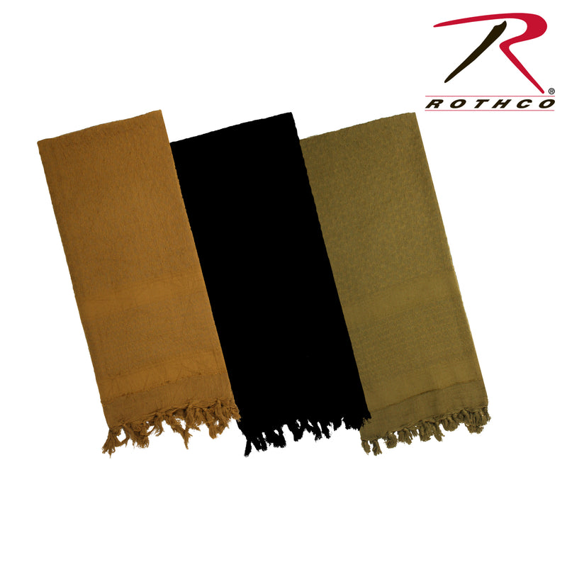 Rothco Solid Color Shemagh Tactical Desert Keffiyeh Scarf