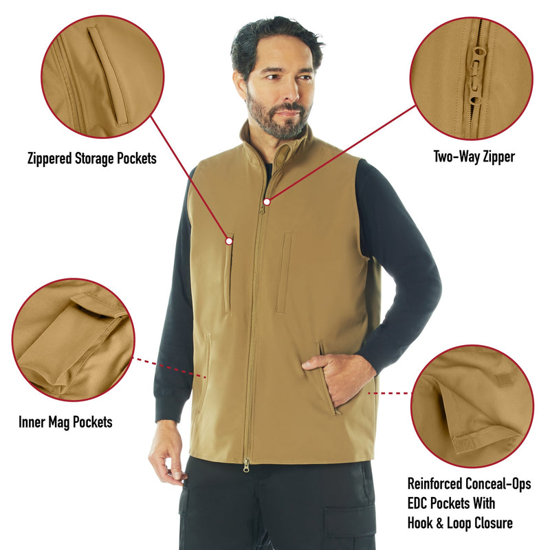 Rothco V2 Concealed Carry Soft Shell Vest