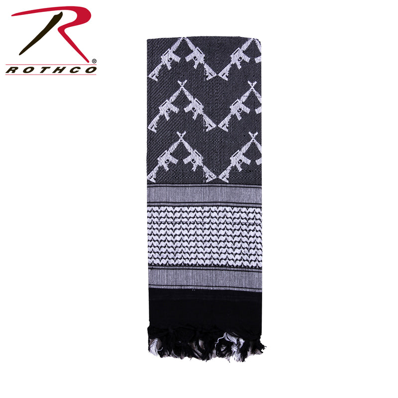 Rothco Crossed Rifles Shemagh Tactical Desert Keffiyeh Scarf