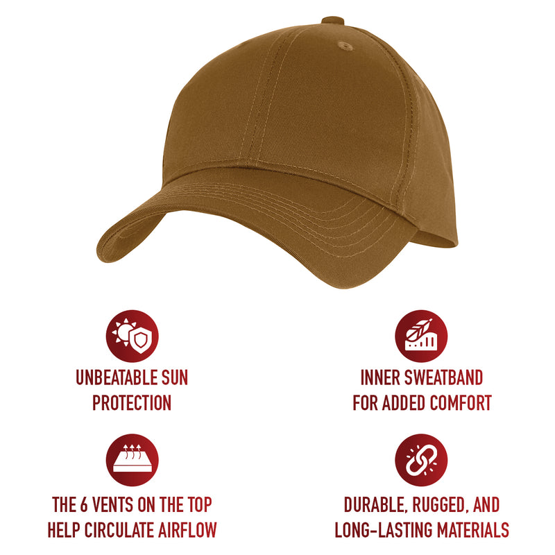 Rothco Supreme Solid Color Low Profile Cap