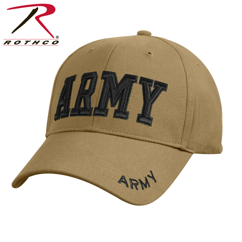 Rothco Deluxe Army Embroidered Low Profile Insignia Cap