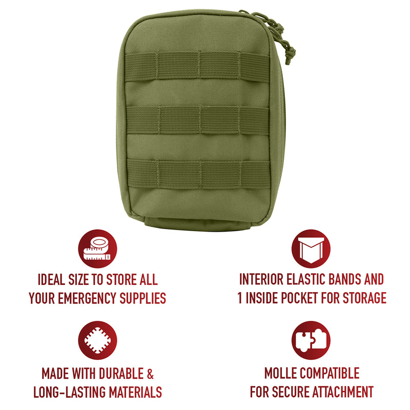 Rothco MOLLE Tactical Trauma & First Aid Kit Pouch