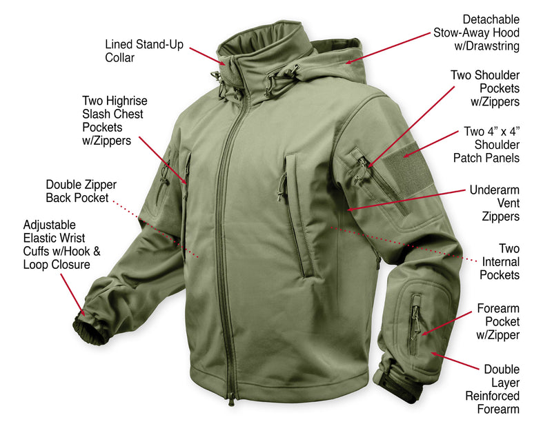 Rothco Special Ops Tactical Soft Shell Jacket