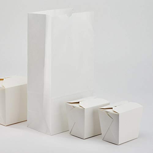 Karat 8lb Paper Bag - White - 1,000 ct