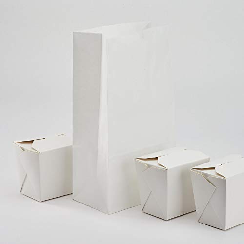 Karat 8lb Paper Bag - White - 1,000 ct