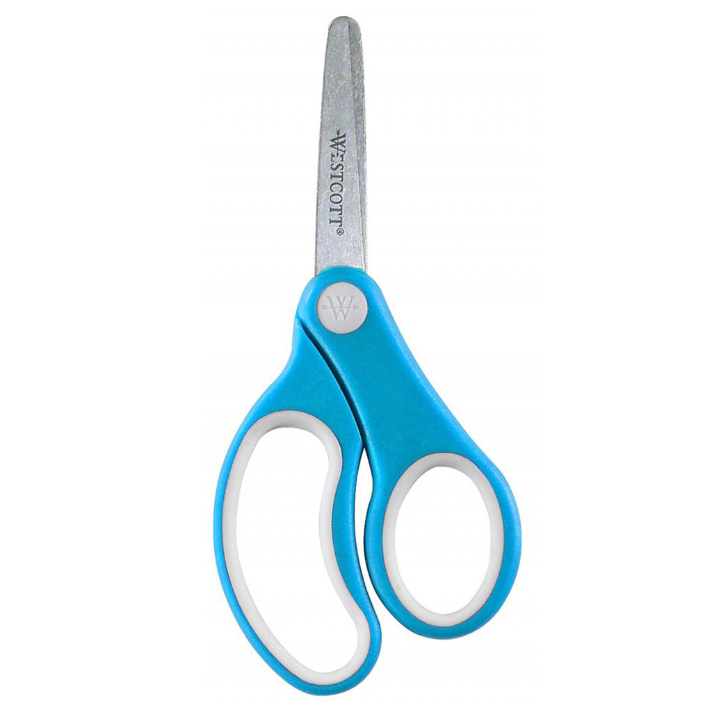 (12 Ea) Westcott Soft Handle 5in Kids Scissors Blunt