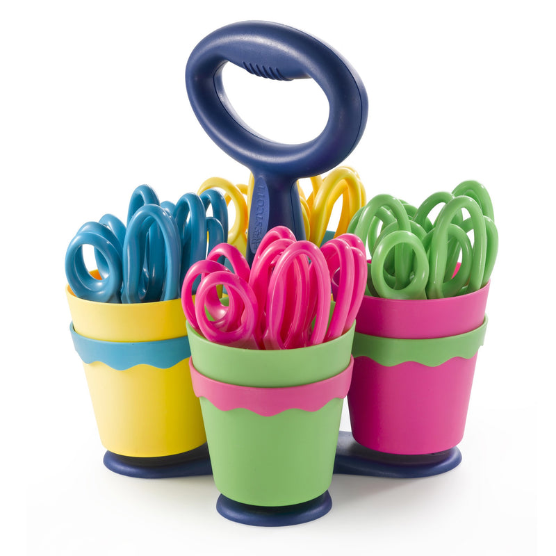 Westcott Scissor Caddy With 24 Pointed Scissors