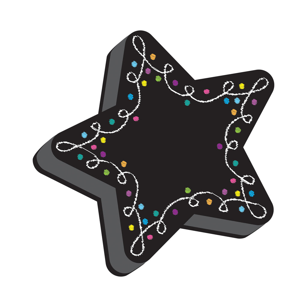 Magnetic Erasers Star Chalk Whiteboard