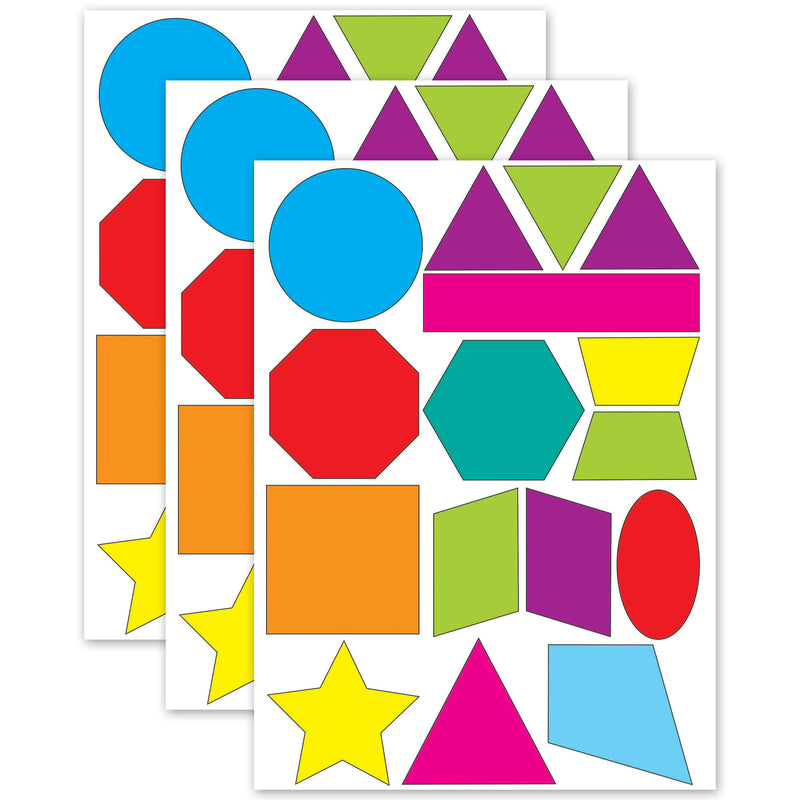 (3 Ea) Math Die Cut Magnets Shapes