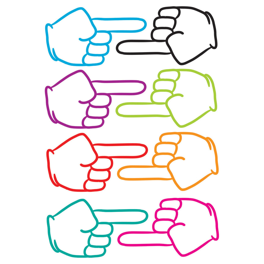 Die Cut Magnets Pointing Fingers