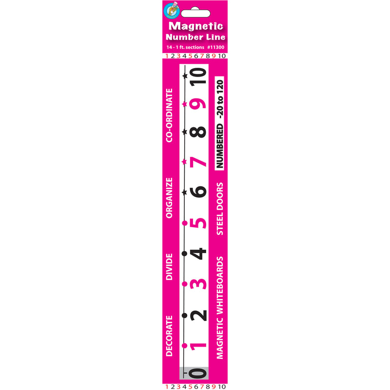 Math Die Cut Magnets Number Line 20 To 120